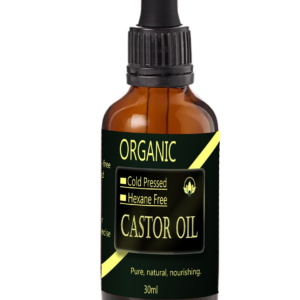 Organic Castor Oil 30ml with dropper